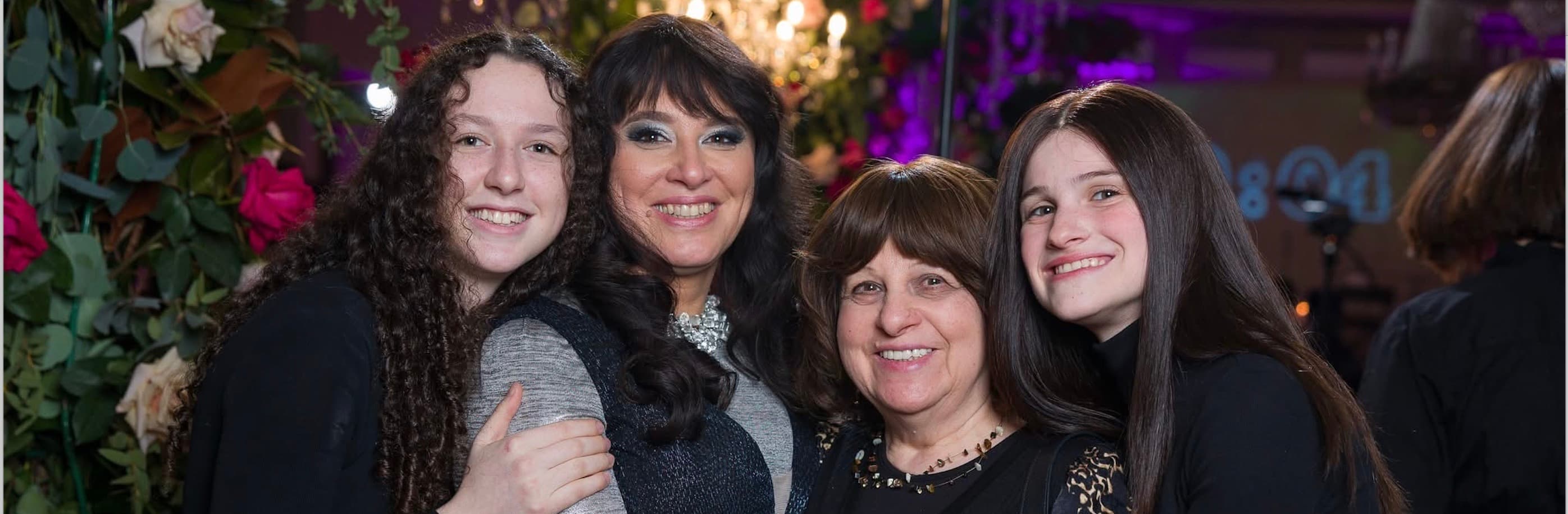 Women celebrating together